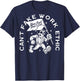Can’t Fake Work Ethic - Blue Collar Worker (On Back) T-Shirt - T-Shirt | Navy