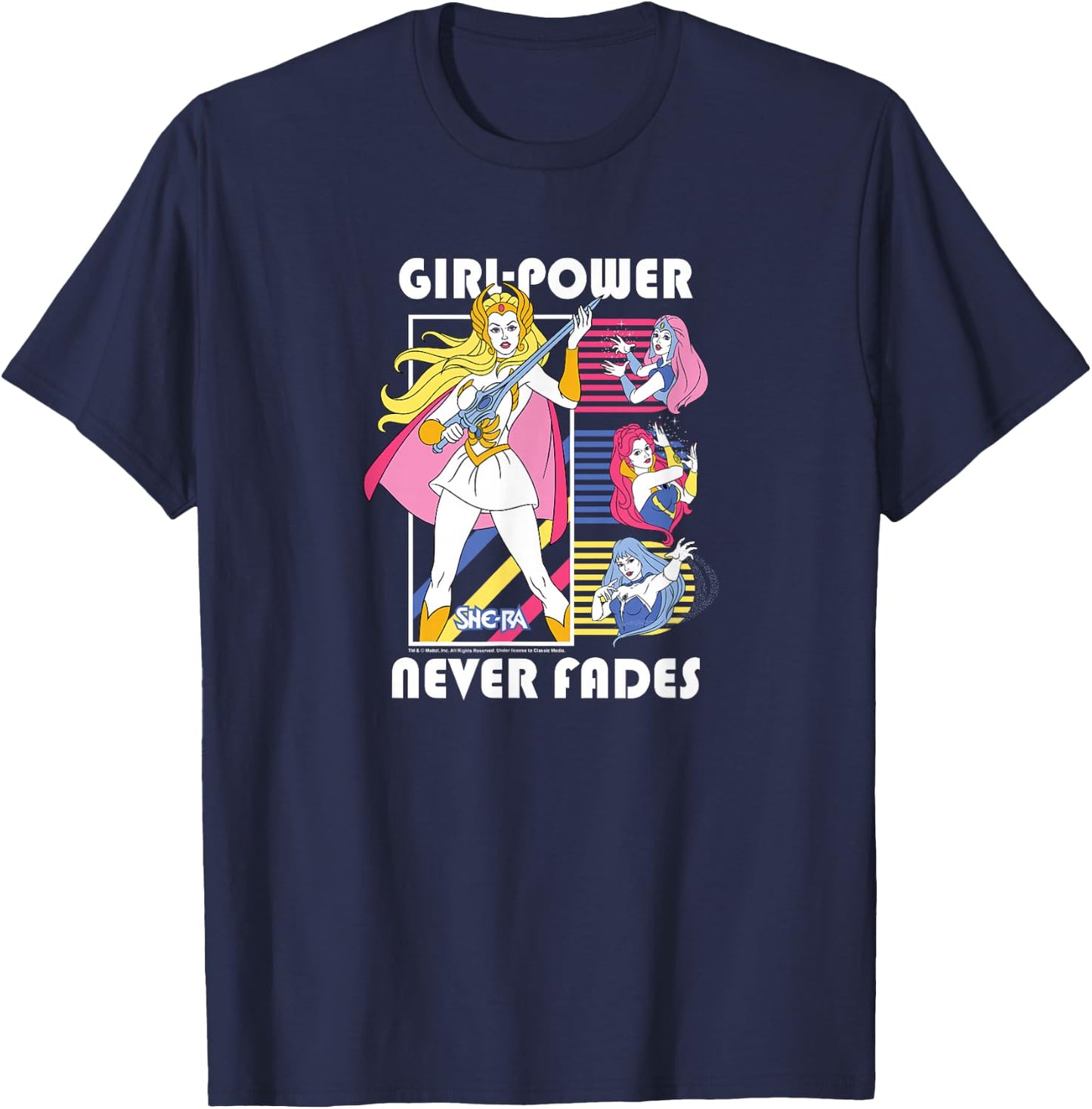 She-Ra - Frauenpower verblasst nie T-Shirt - T-Shirt | Navy