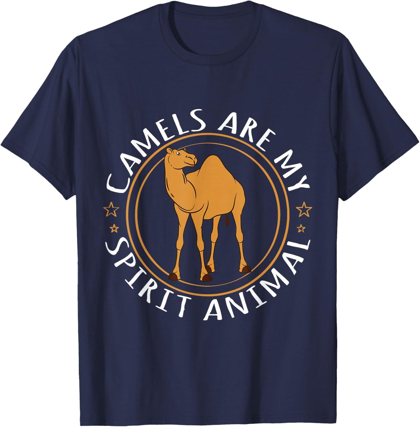 Camel Lover - Camels are My Spirit Animal T-Shirt - T-Shirt | Navy