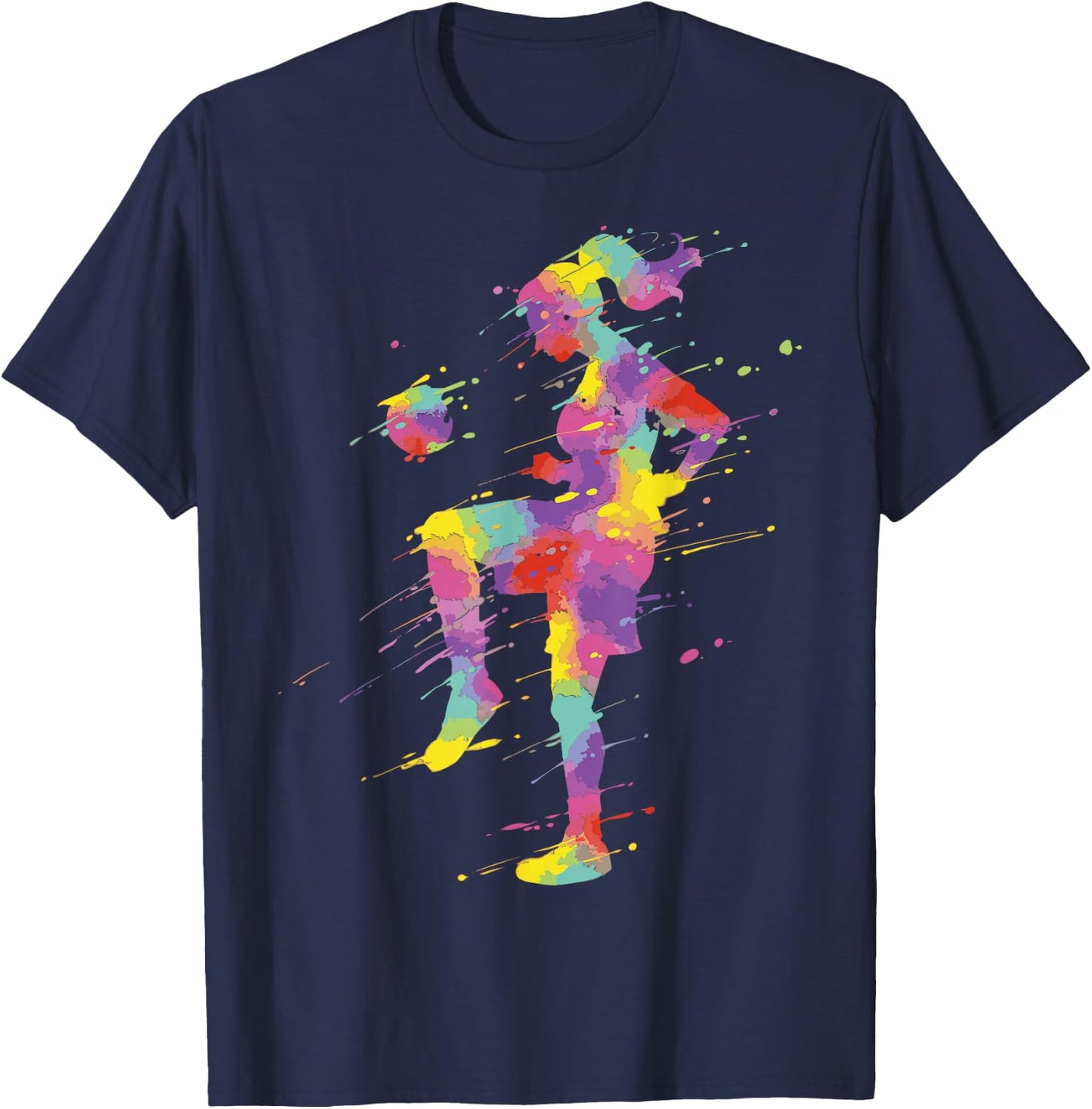 Soccer Girl T-Shirt - T-Shirt | Navy