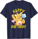 Care Bears Happy Birthday Vintage Birthday Bear Portrait T-Shirt - T-Shirt | Navy