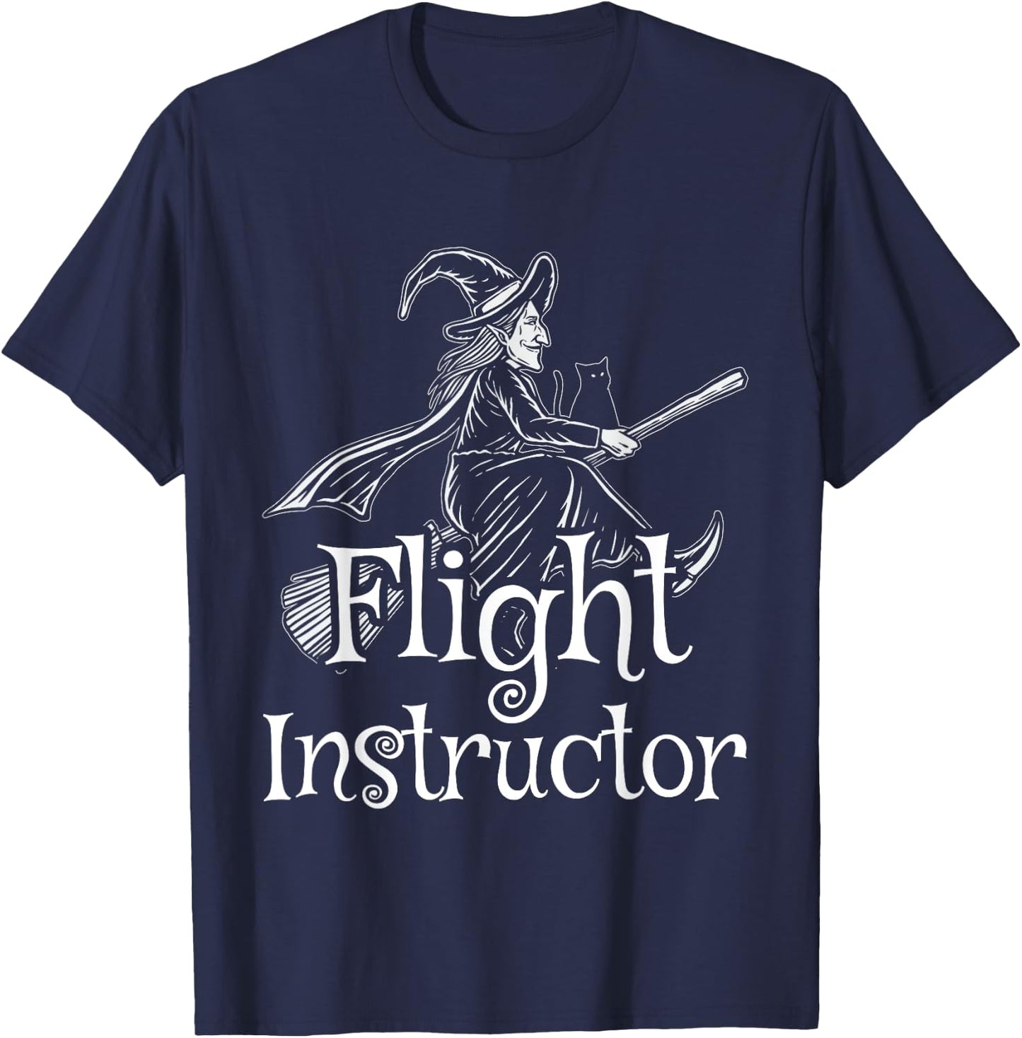 Flight Instructor Halloween T-Shirt - T-Shirt | Navy