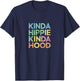 Hippie Kinda Hood T-Shirt - T-Shirt | Navy