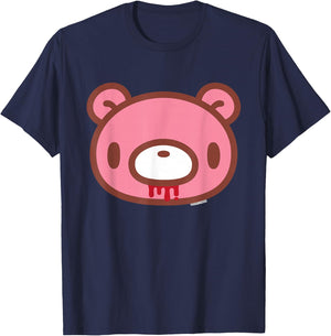 Gloomy Bear The Naughty Grizzly Classic Face Logo Anime T-Shirt - T-Shirt | Navy