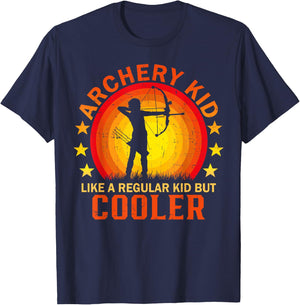 Archery Kid for Bow Hunting Kid Archer Youth Archery T-Shirt - T-Shirt | Navy