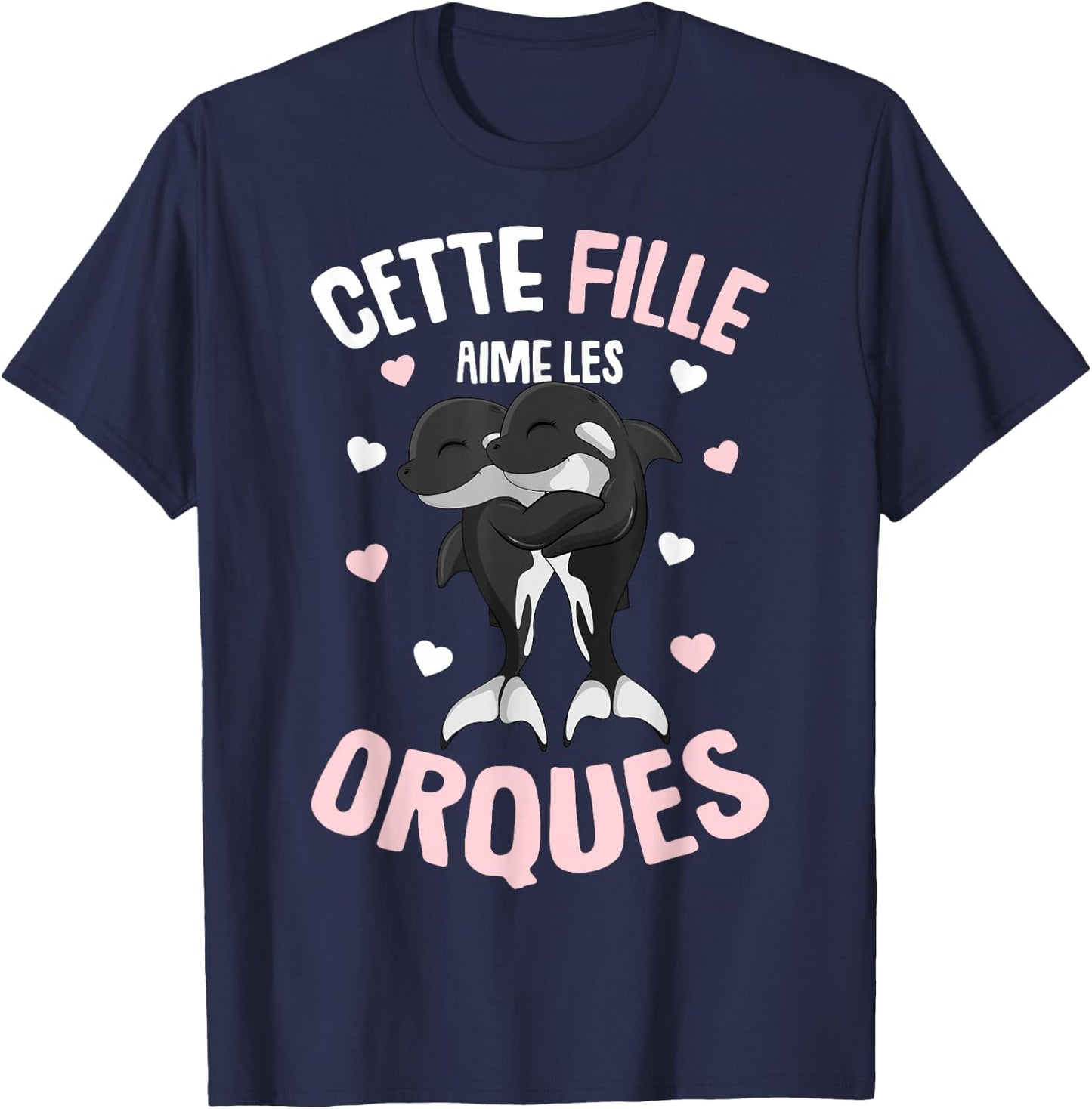 This Girl Loves Orcs Woman Child Orc , Black, S T-Shirt - T-Shirt | Navy
