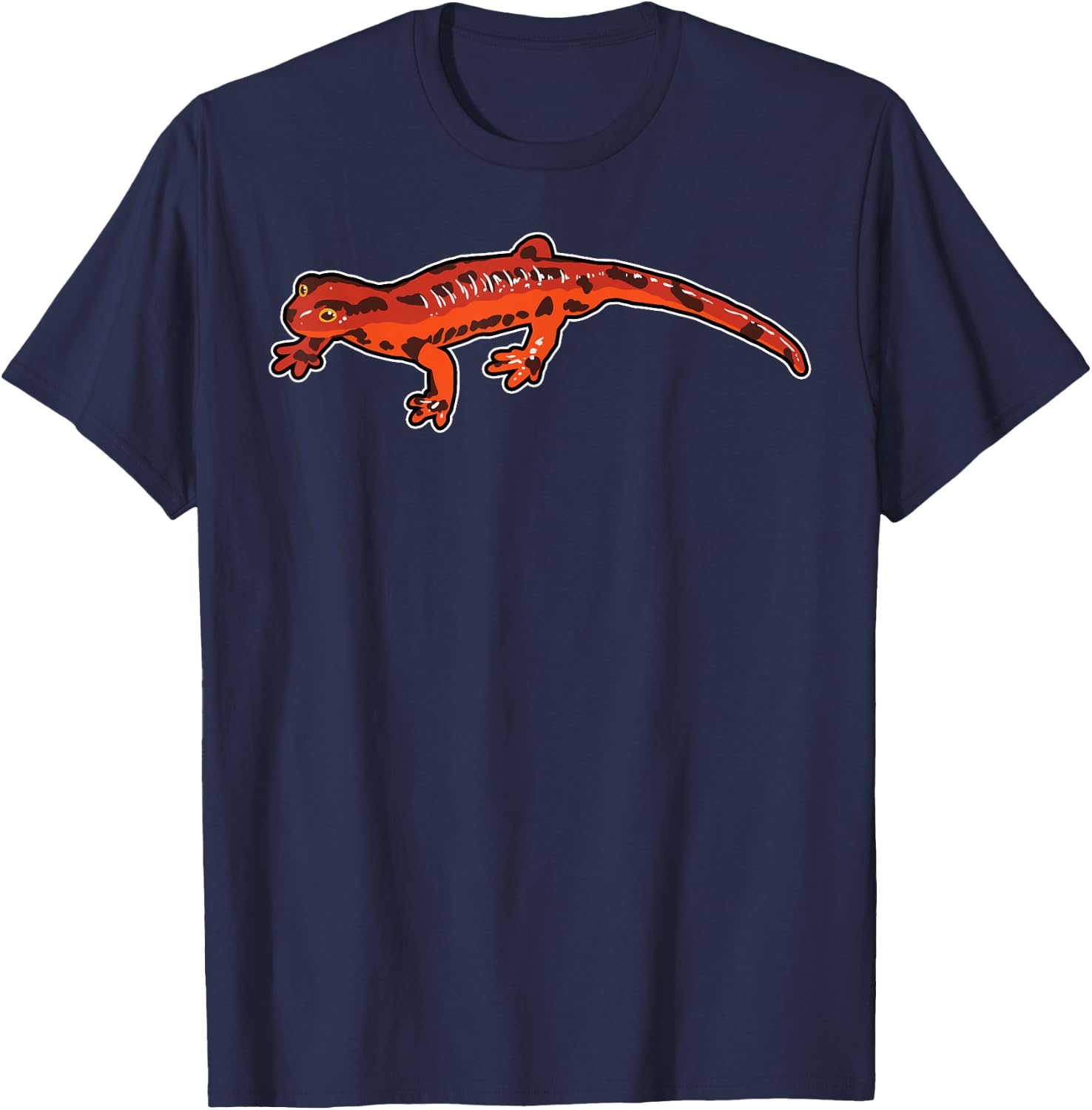 Salamander Zoologist Reptile Scientist Lizard Amphibian T-Shirt - T-Shirt | Navy