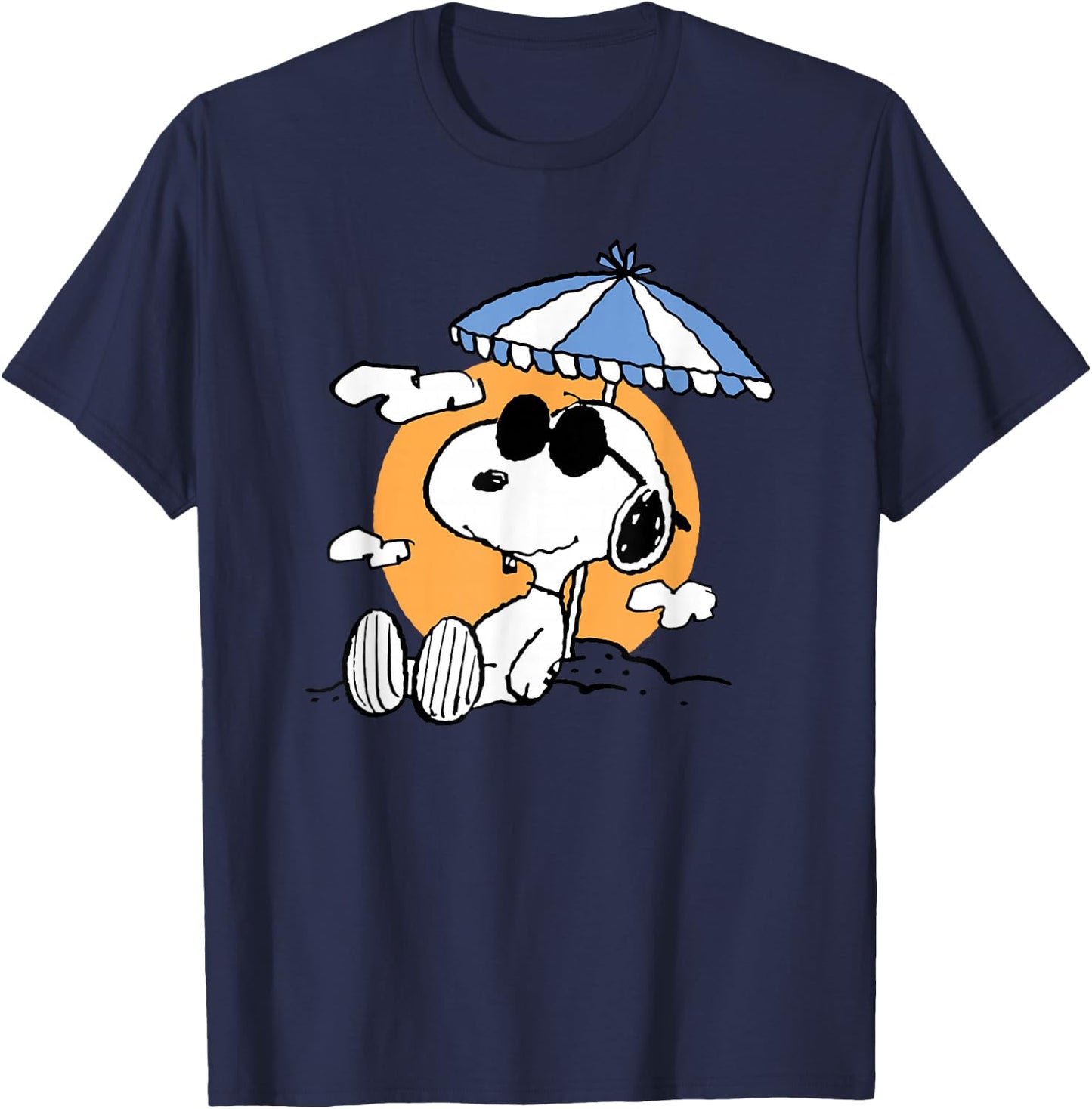 Peanuts - Snoopy Beach Day , blue T-Shirt - T-Shirt | Navy