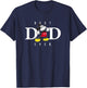 Disney Mickey Mouse Best Dad Ever Thumbs Up Father's Day , black T-Shirt - T-Shirt | Navy
