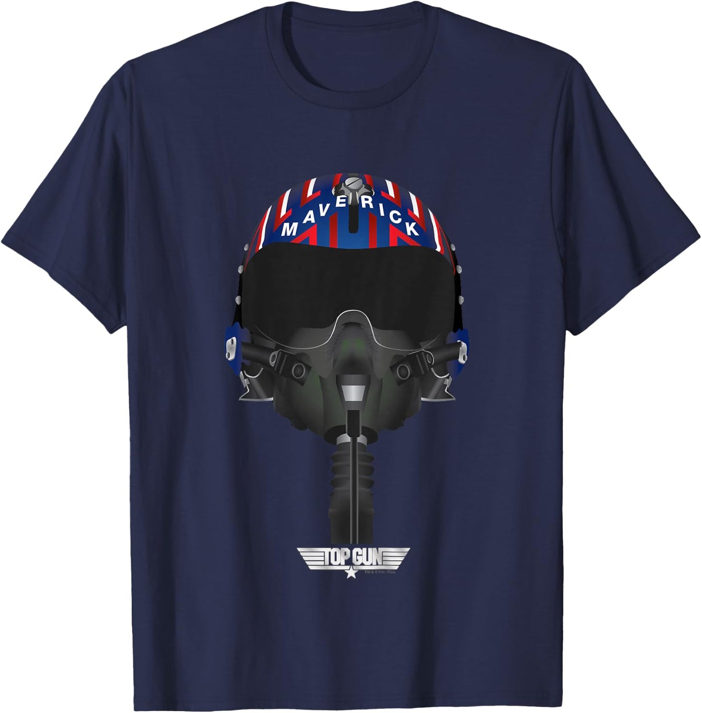 Top Gun Children's Marverick Pilot Helmet , Blue, 2 T-Shirt - T-Shirt | Navy