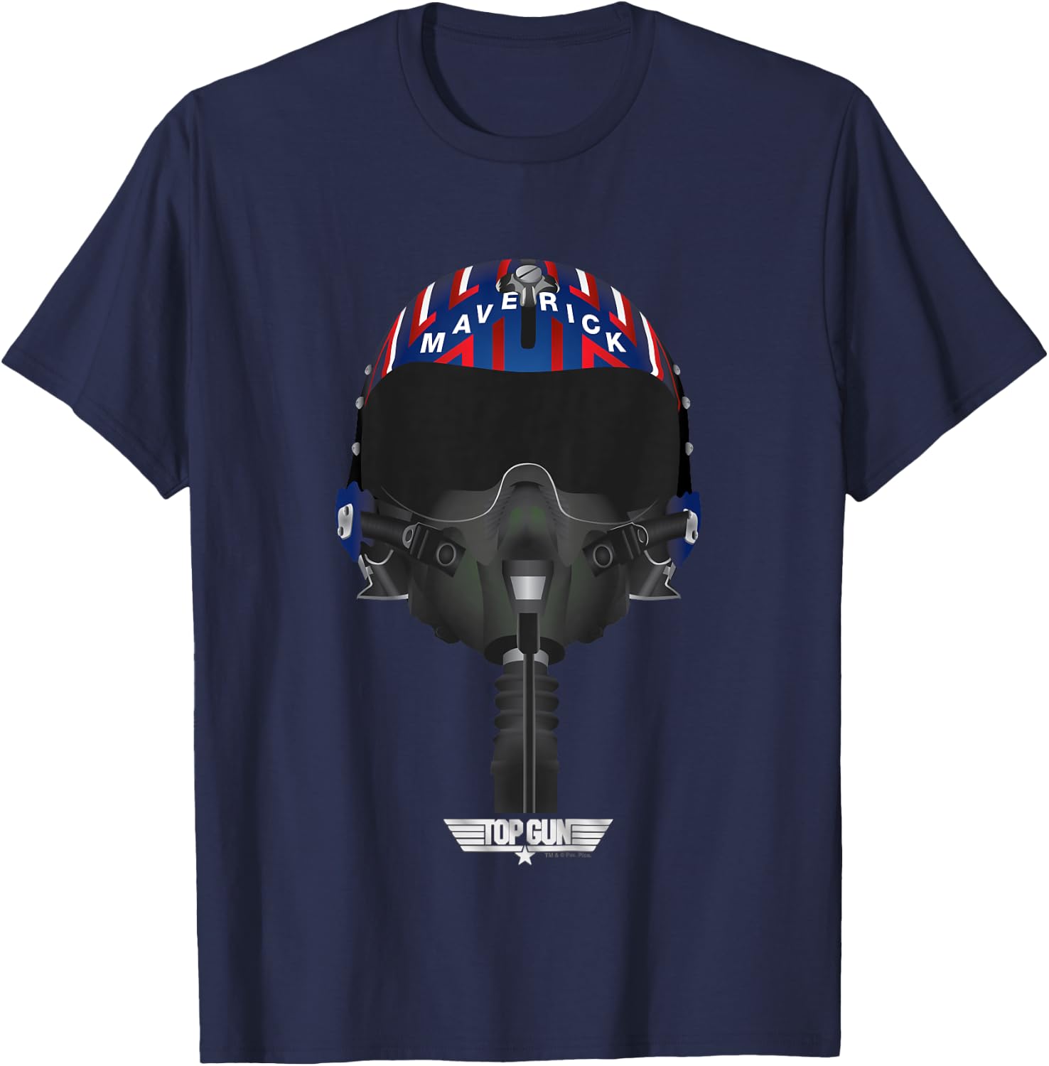 Top Gun Children's Marverick Pilot Helmet , Blue, 2 T-Shirt - T-Shirt | Navy