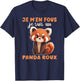 Je M'en Fous Je Suis Un Panda Roux - Cute Red Panda , Black, S T-Shirt - T-Shirt | Navy