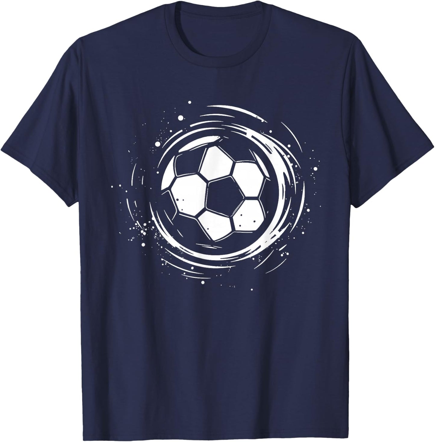 Football Graphic , Black, S T-Shirt - T-Shirt | Navy