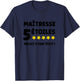 Humour Départ Enseignante école Merci Super maîtresse T-Shirt - T-Shirt | Navy