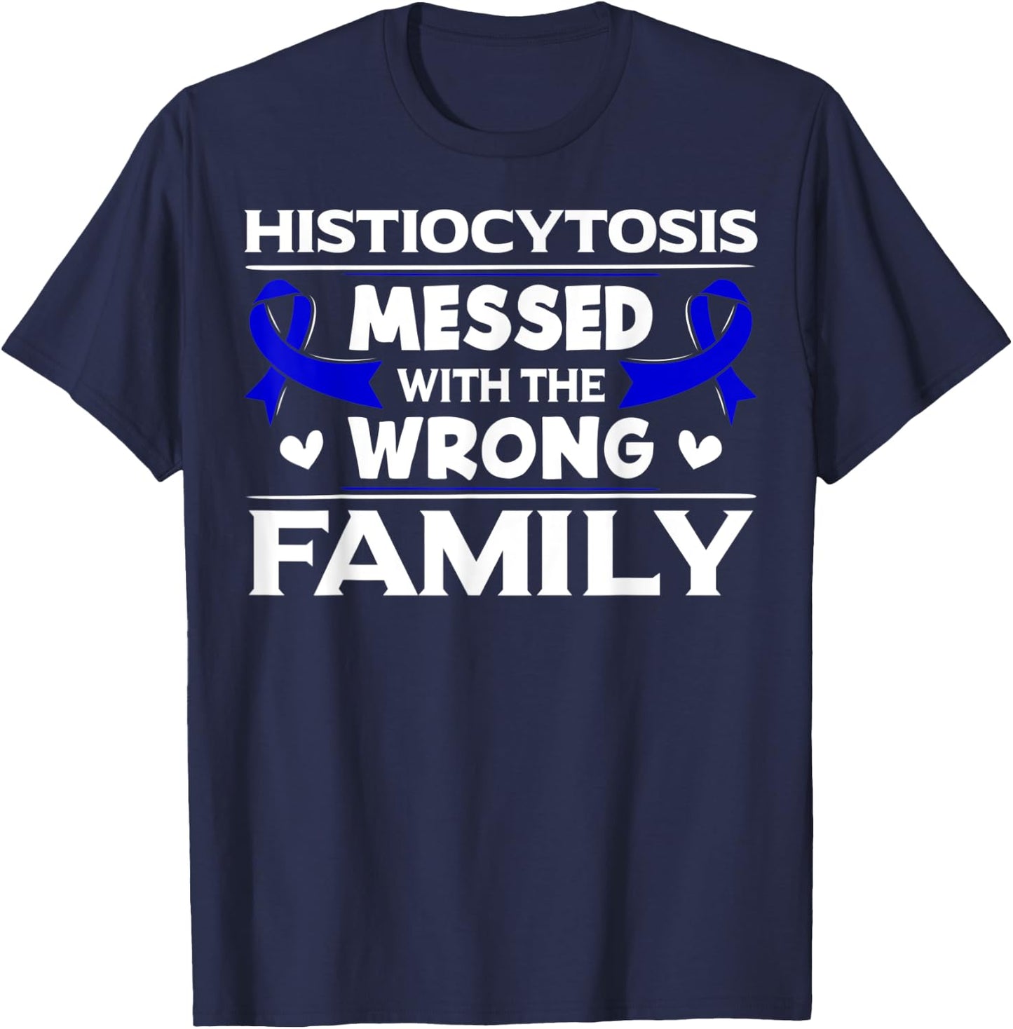 Langerhans Cell Histiocytosis Survivor LCH Awareness T-Shirt - T-Shirt | Navy