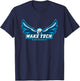 Wake Tech Eagles Wake Tech Community College Logo T-Shirt - T-Shirt | Navy