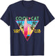Pink Panther Cool Cat Surf Club Tropical Summer Vacation Men Women T-Shirt - T-Shirt | Navy