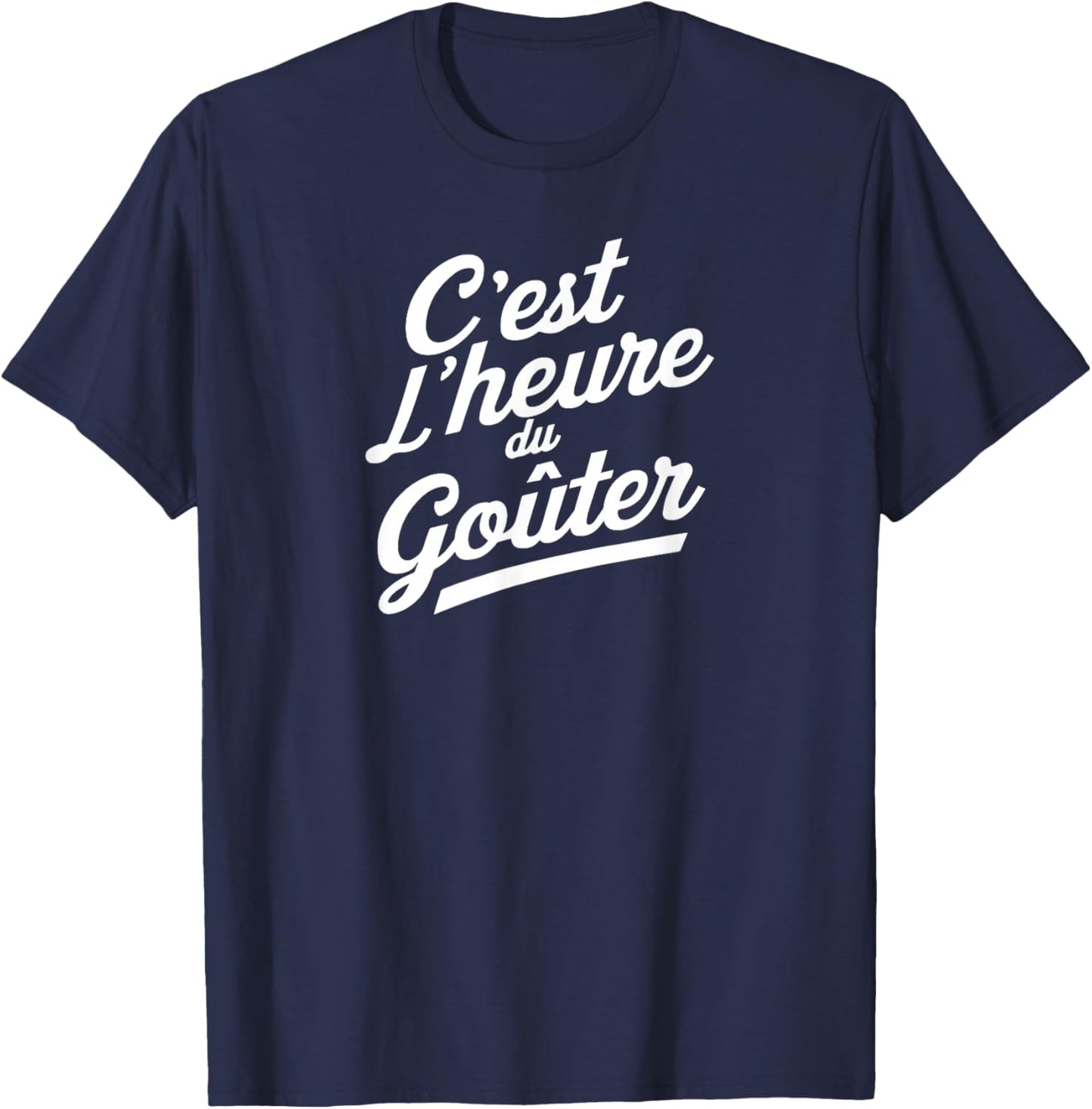 It's Time for Tea , Black, S T-Shirt - T-Shirt | Navy
