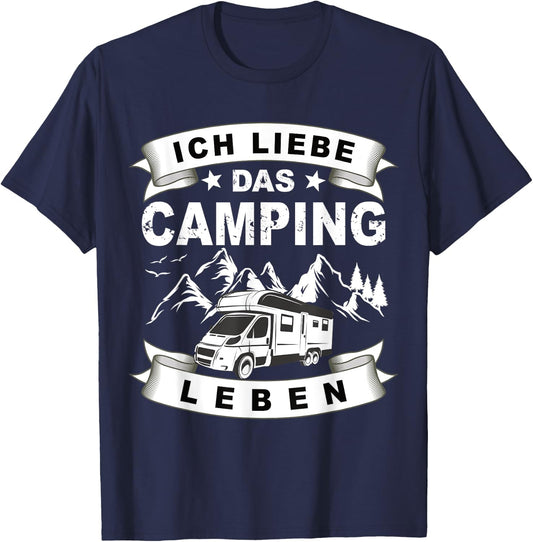 Coole Opas fahren Wohnmobil - Camping & Camper T-Shirt - T-Shirt | Navy