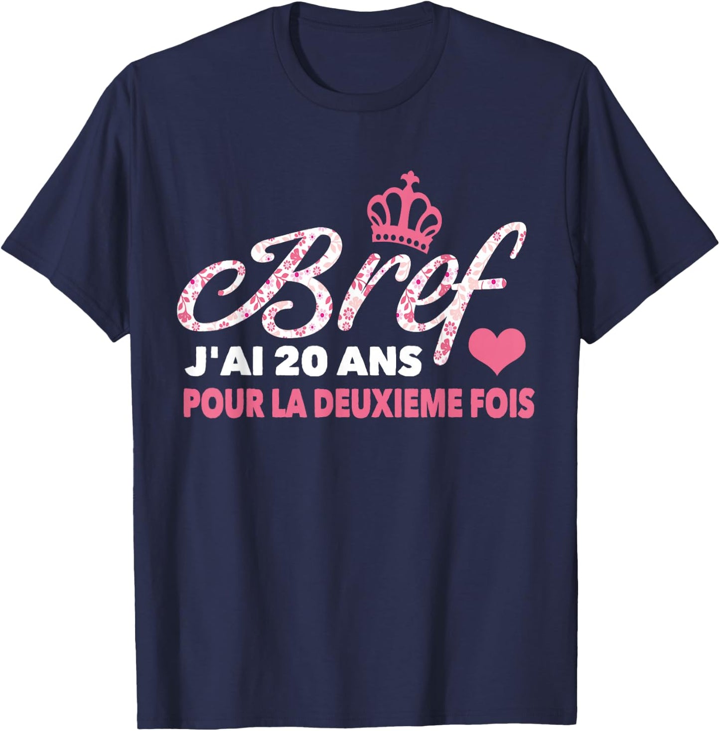 40 Years Anniversary Woman Vintage 1982 Humour Gift T-Shirt - T-Shirt | Navy