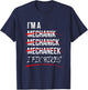 I'm A Mechanic I Fix Bikes T-Shirt - T-Shirt | Navy