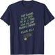 Psalm 106:1 GiveThanks Scripture Bible Verse Christian Gift T-Shirt - T-Shirt | Navy