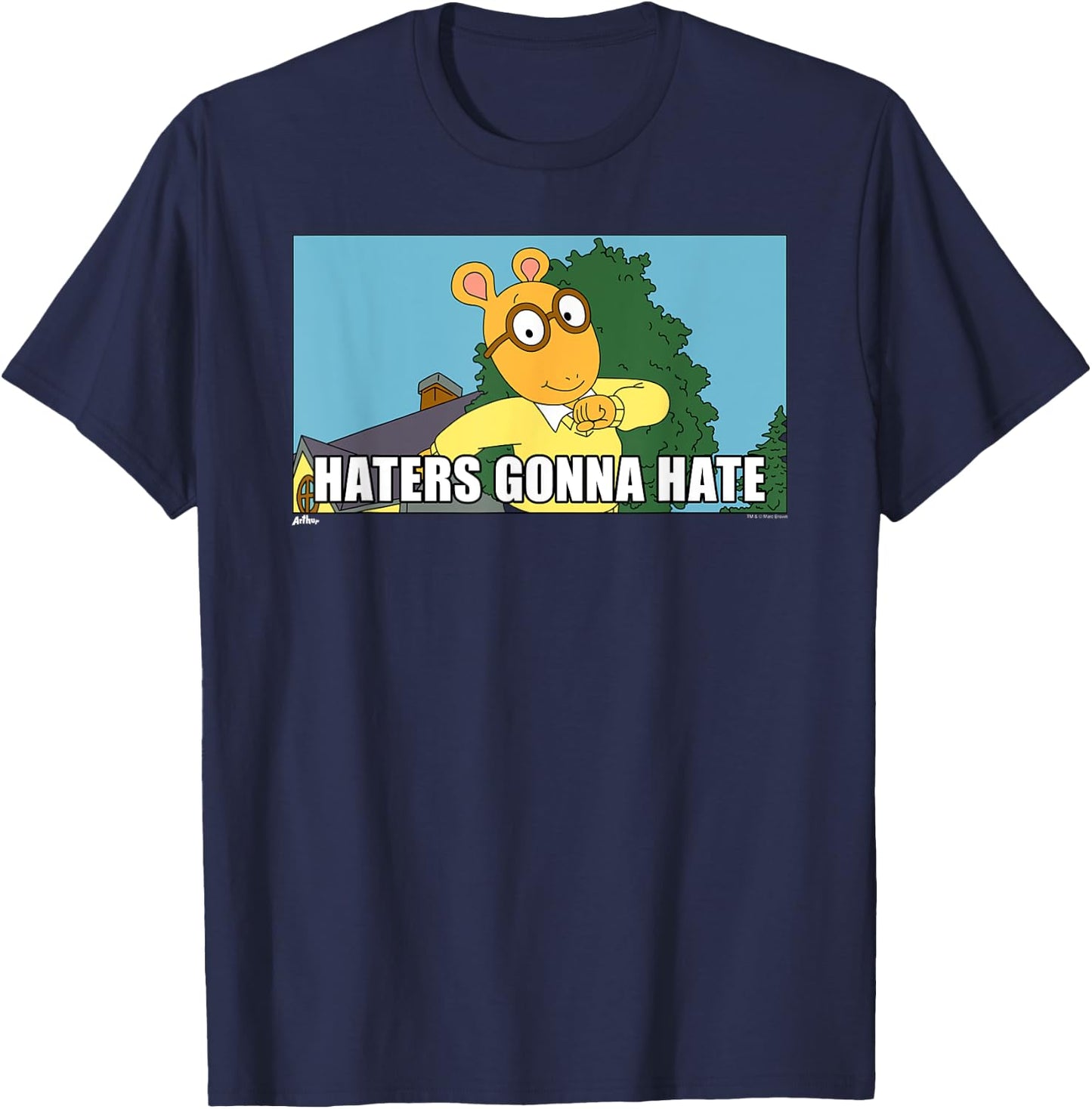 Arthur Haters Gonna Hate T-Shirt - T-Shirt | Navy