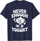 Funny Yogurt Retro T-Shirt - T-Shirt | Navy