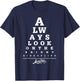 Monty Python Official Bright Side Eye Test , black T-Shirt - T-Shirt | Navy