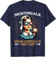 Florence Nightingale -Hospitals Lit Since 1820- Funny Nurse T-Shirt - T-Shirt | Navy