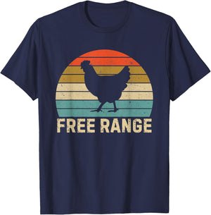 Free Range Chicken T-Shirt - T-Shirt | Navy