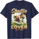 Shetland Sheepdog Dog Sheltie - Sheltie Lover for life T-Shirt - T-Shirt | Navy