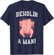 Diogenes Behold A Man (Chicken) Epic Philosophy Troll T-Shirt - T-Shirt | Navy