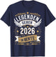 Legenden Gehen 2026 In Rente Lustiger Rentner T-Shirt - T-Shirt | Navy