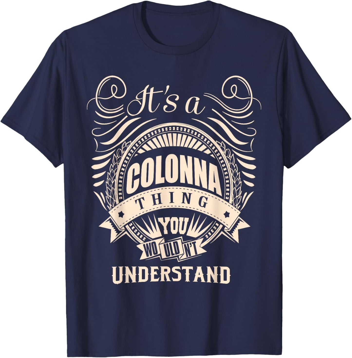 It is a COLONNA Thing T-Shirt - T-Shirt | Navy
