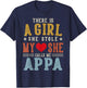 She Calls Me Appa Funny Fathers Day Grandpa T-Shirt - T-Shirt | Navy