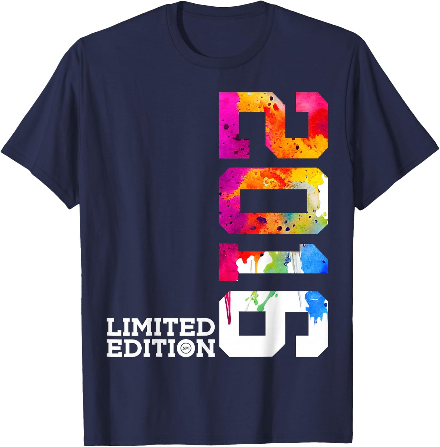 8 YEARS 8TH BIRTHDAY LIMITED EDITION 2016 , black T-Shirt - T-Shirt | Navy