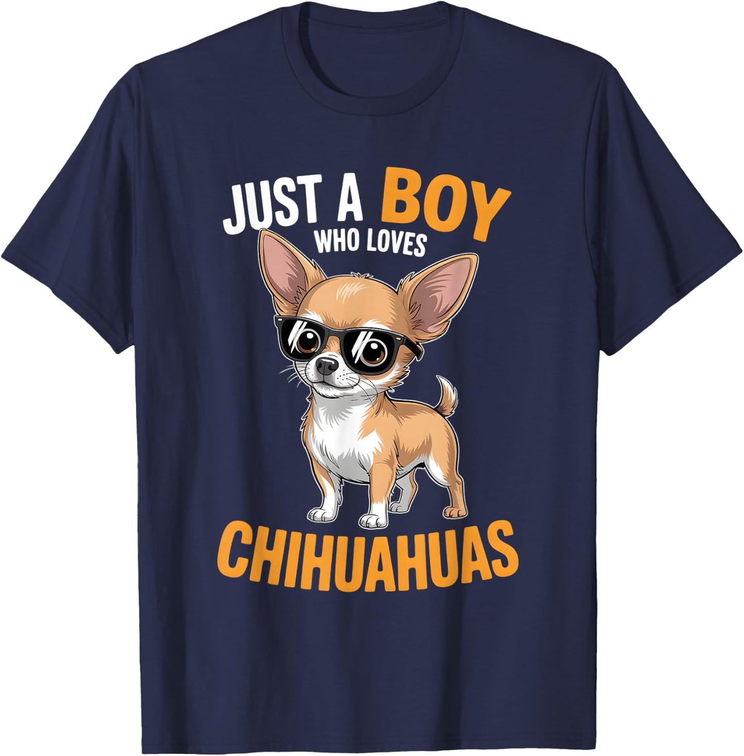 Boys Chihuahua T-Shirt - T-Shirt | Navy