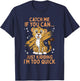 Cheetah Kids Cheetah Lover Catch Me If You Can Cute Cheetah T-Shirt - T-Shirt | Navy