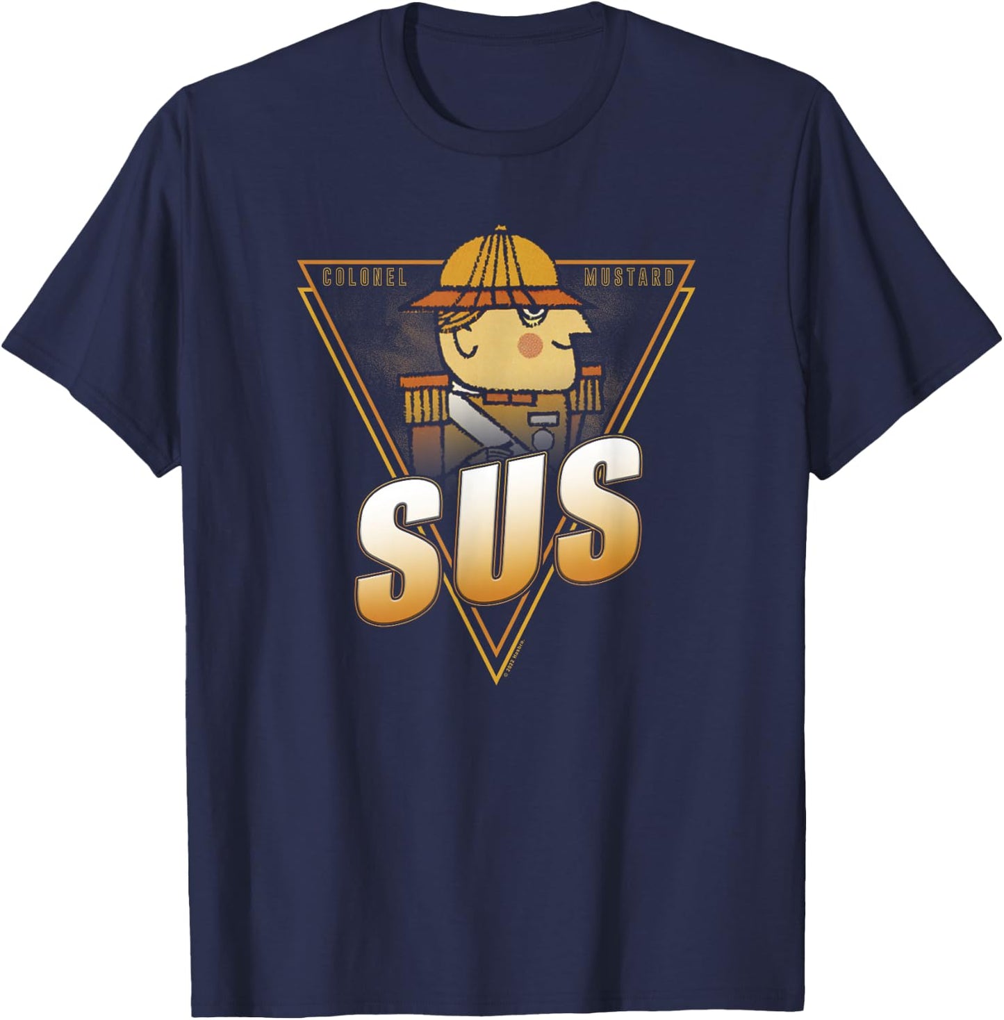 Clue Colonel Mustard SUS Poster T-Shirt - T-Shirt | Navy