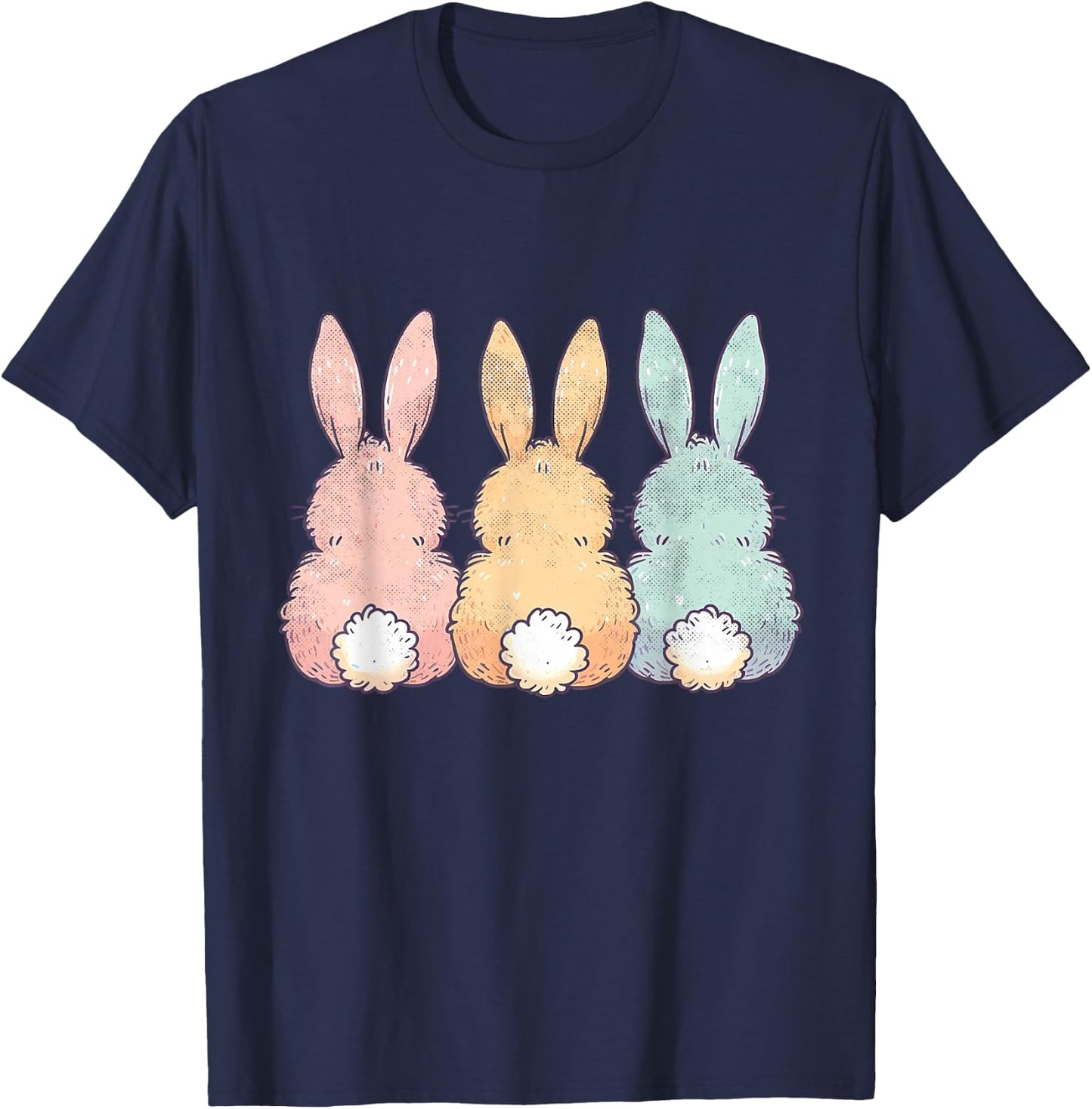 Easter Bunnies Cute Easter T-Shirt - T-Shirt | Navy