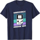 Vintage Mode on Gaming Retro Oldschool Game Boy 80s 90s , black T-Shirt - T-Shirt | Navy