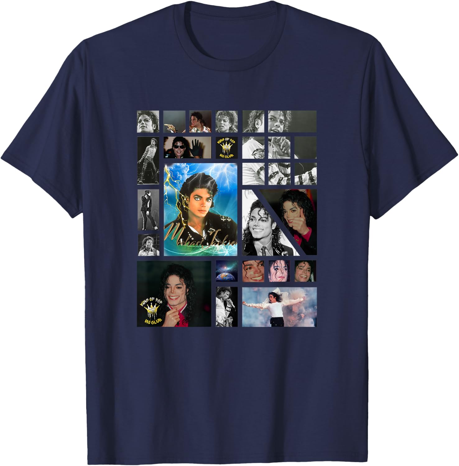 Michael Jackson 703 T-Shirt - T-Shirt | Navy
