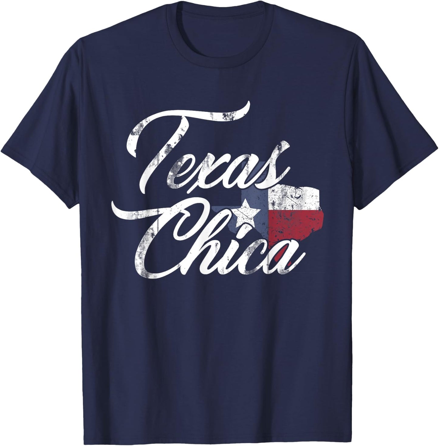 Texas Chica Texas T-Shirt - T-Shirt | Navy