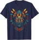 Aztec Jaguar Warrior Aztec Culture Mayan Indigenous T-Shirt - T-Shirt | Navy