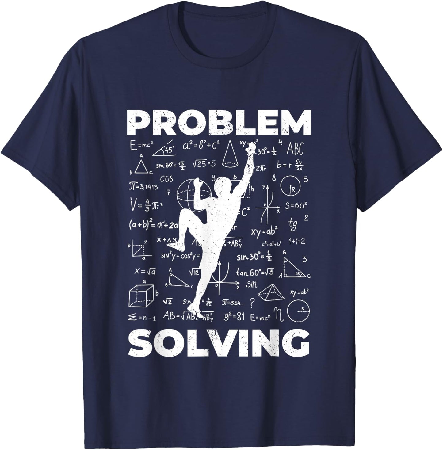 Climbing Gift Climbing Bolder Boulder , Black, S T-Shirt - T-Shirt | Navy