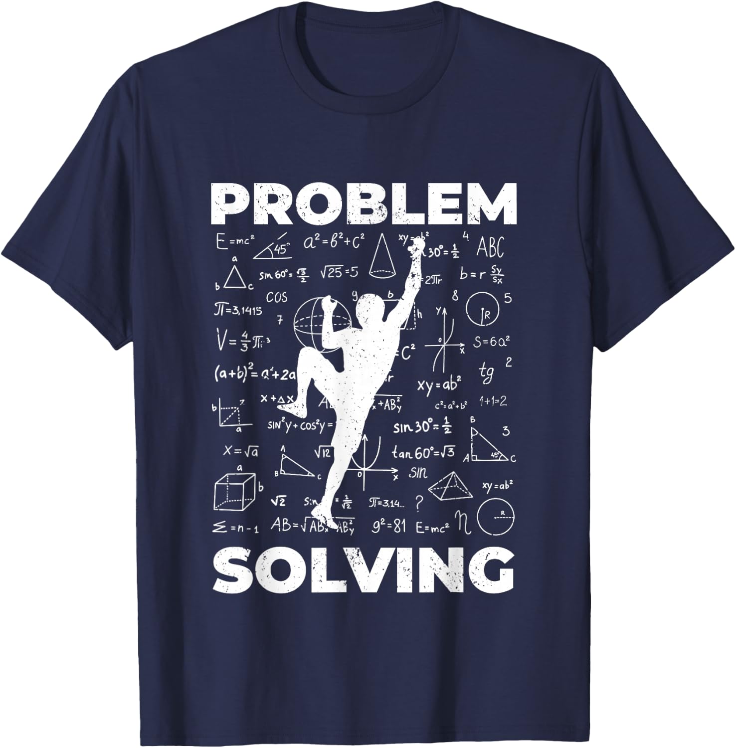 Climbing Gift Climbing Bolder Boulder , Black, S T-Shirt - T-Shirt | Navy