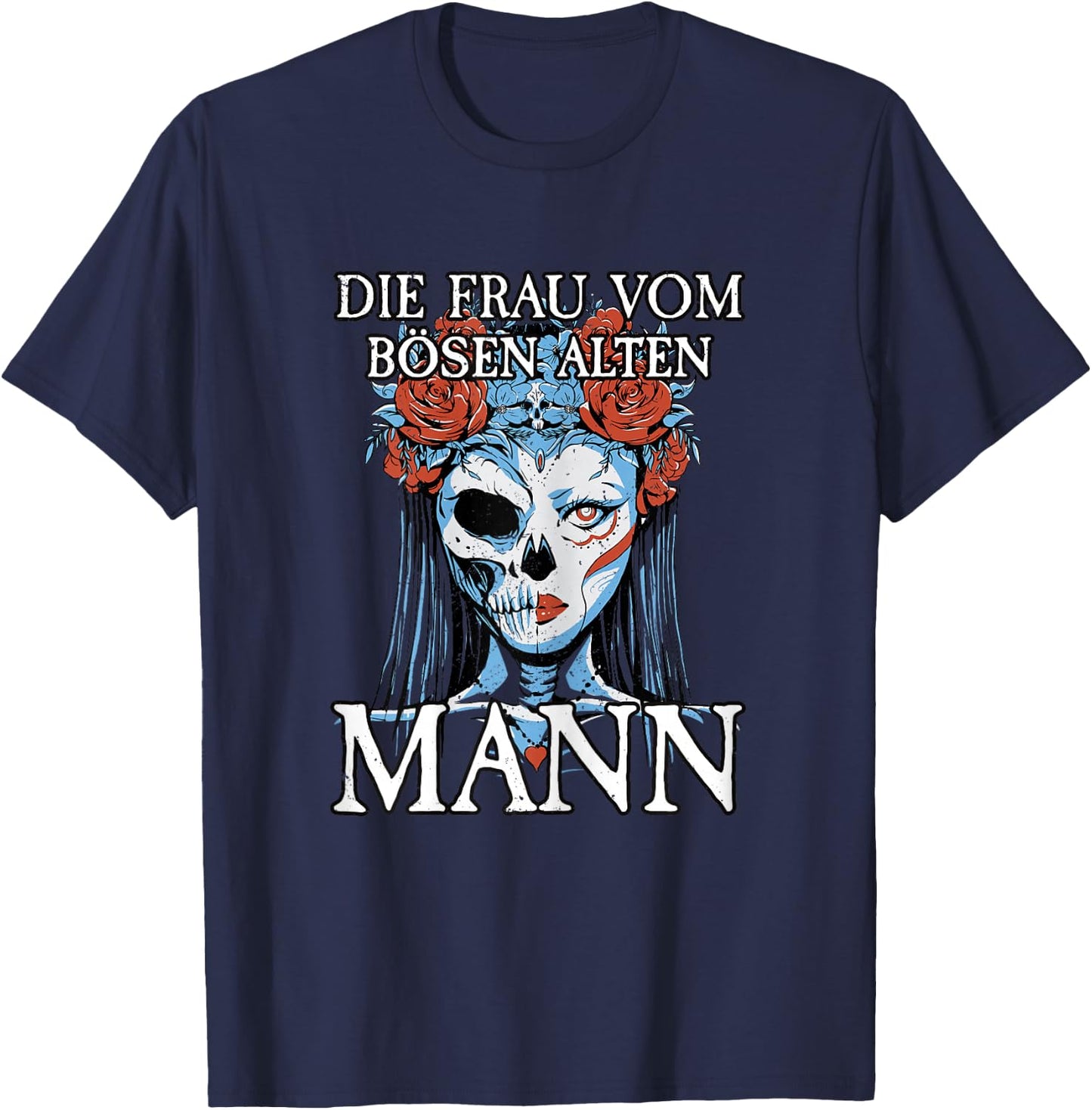 Böser Alter Mann I Für Frauen I Frau vom bösen alten Mann T-Shirt - T-Shirt | Navy