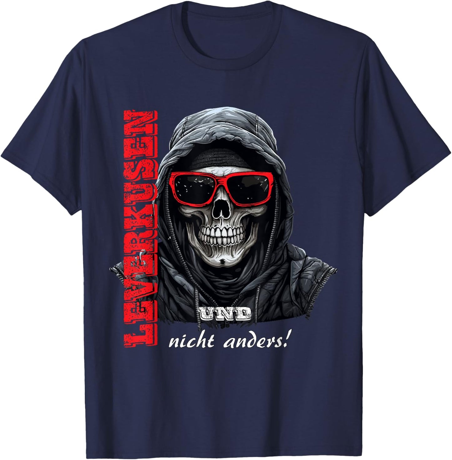 Leverkusen Leverkusen und nicht anders! Leverkusener , black T-Shirt - T-Shirt | Navy