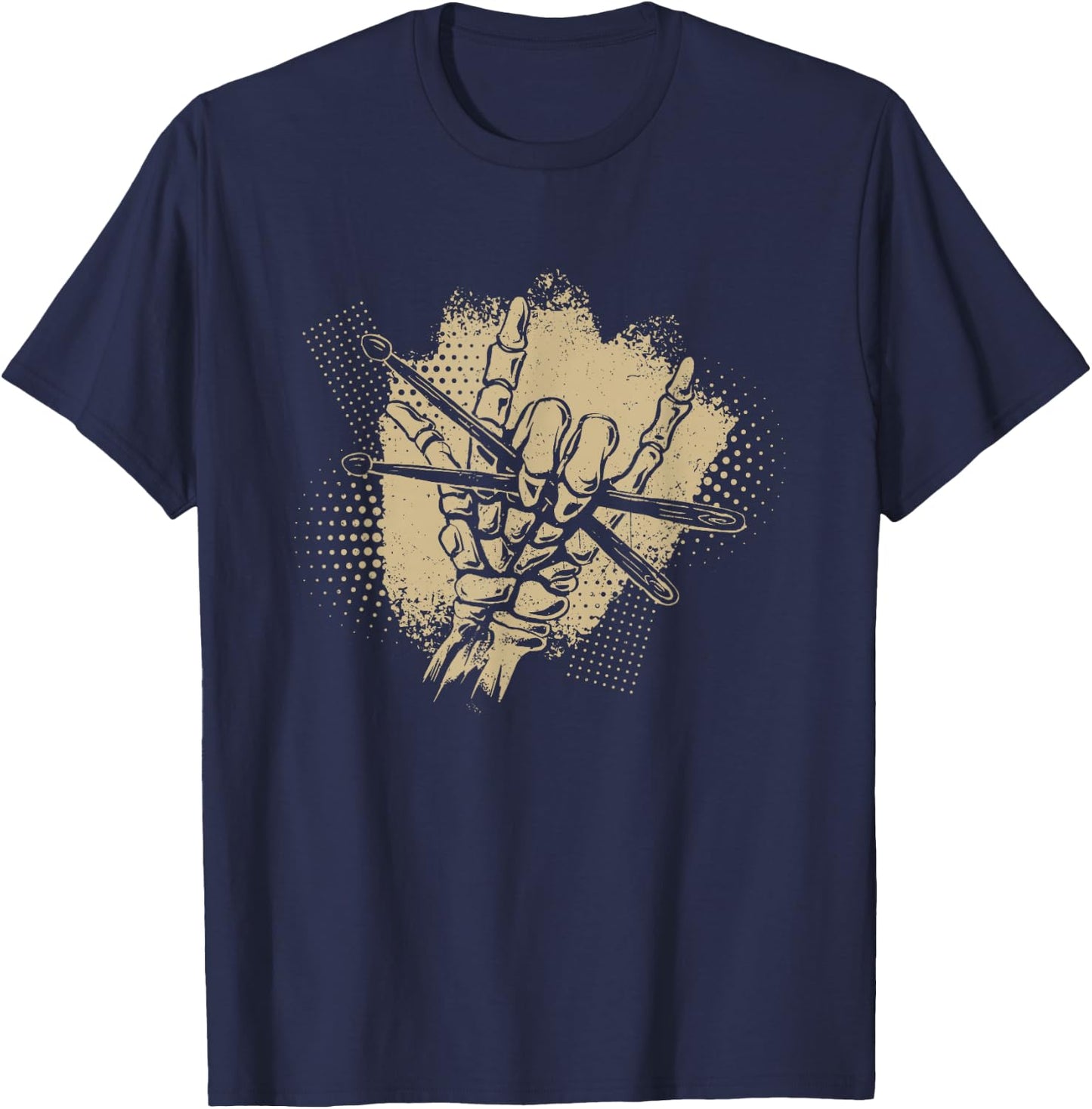 Schlagzeug Drums Drumming Schlagzeuger T-Shirt - T-Shirt | Navy